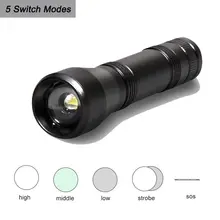 UV LED Flashlight 395nm with Zoom and Marker #4