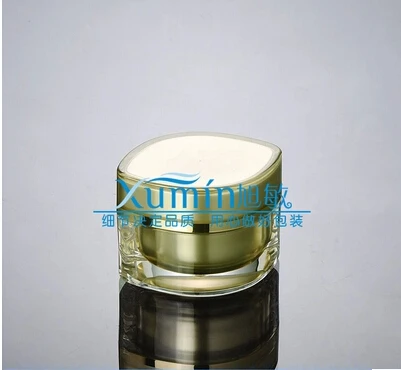 

30G gold eye square shape cream Jar,plastic 30g cream jar,Cosmetic 30g gold Packaging