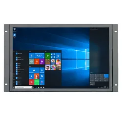 Resistive 19 Inch Monitor Touch Screen Wide 16:10 1440x900 Open Frame Industrial Display Metal Embedded Wall Mount LCD ZHIXIANDA