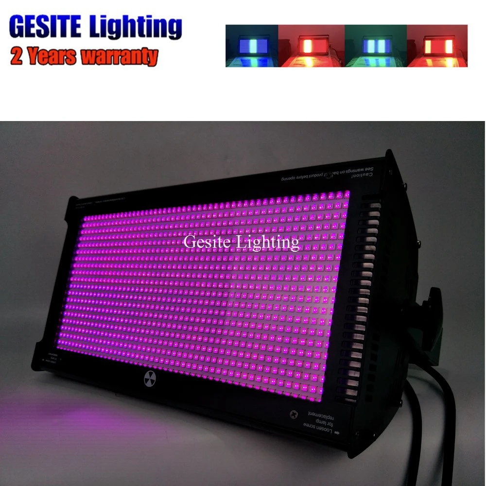 Rainbow effect Colorful 1000w led Strobe effect and Uniform RGB color mixing system