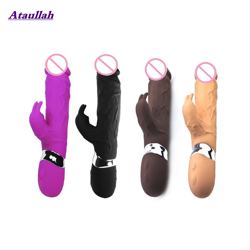 

Ataullah G-spot Rabbit Vibrator Rechargeable Waterproof Dildo Vibe Dual Motor Clit Stimulator Vibration Modes Quiet Toy ST028