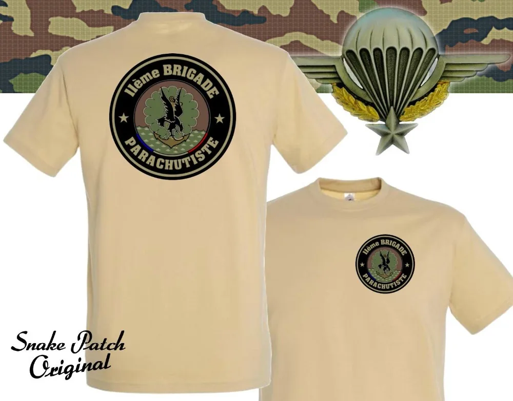 Tan 11Th Brigade Parachutiste Bp Para Tap Cos Gcp Tshirt Craps Vers. Bv 2019 Men Fashion O-Neck Casual Short Sleeve Printed Tee