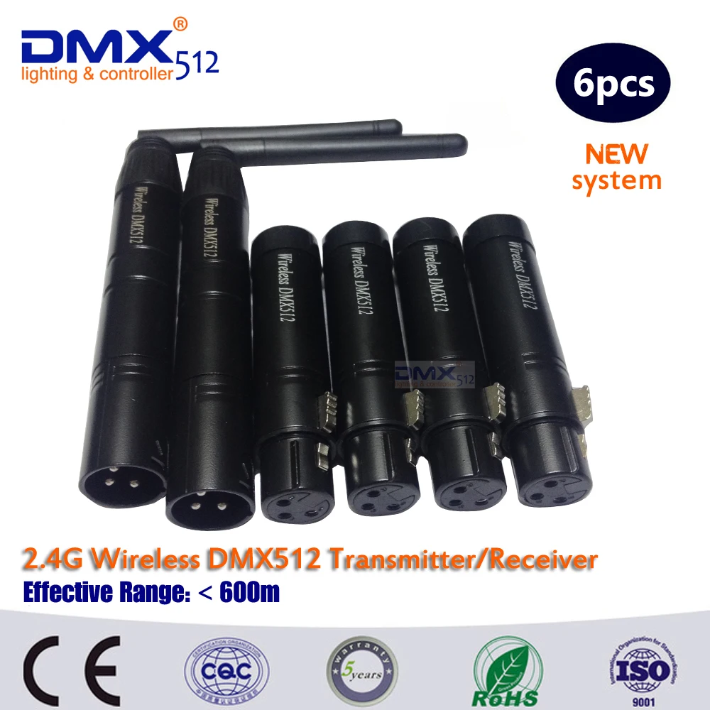 

DHL Free Shipping LED Dmx Controller Wireless Dmx512 receiver,2.4g wireless dmx, wireless dmx512 transmitter