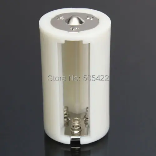 50pcs/lot Parallel AA to D Battery Adapters Holder 1.5V Output Case Box 3 AA to 1 D Converter