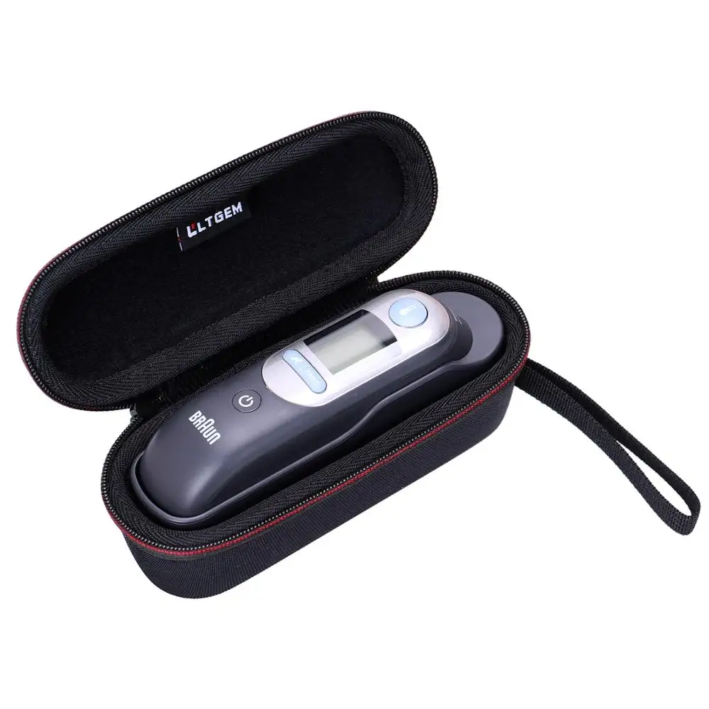 LTGEM EVA Shockproof Carrying Hard Case for Braun Digital Ear Thermometer ThermoScan 5 IRT6500 & Braun ThermoScan 7,(Only Case)