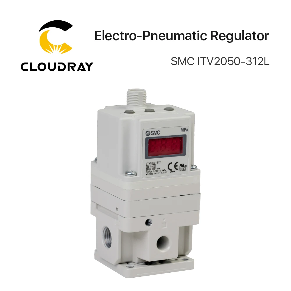 

Cloudray Electro-Pneumatic Regulator ITV2050-312L Pneumatic Equipment Fiber Laser Metal Cutting Machine