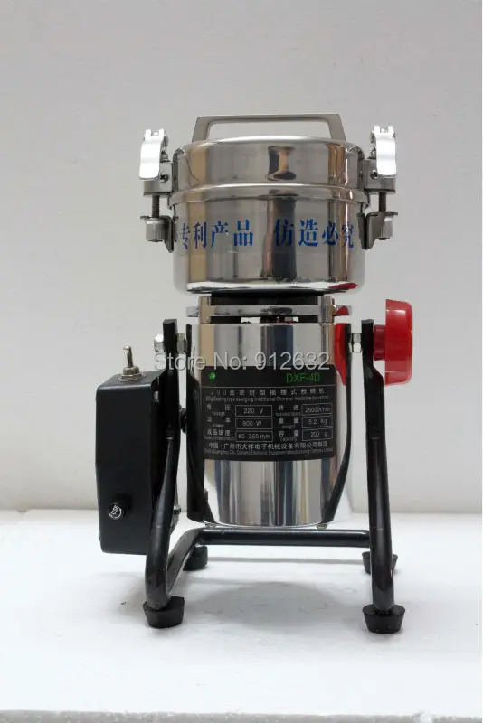 DXF-4D 200 г поворотная мельница для трав, мульти-шлифовальная машина, 25000 об/мин, поворотная шлифовальная машина
