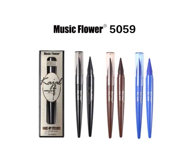 Music Flower makeup Eyeliner and Eyebrow Cream waterproof kajal