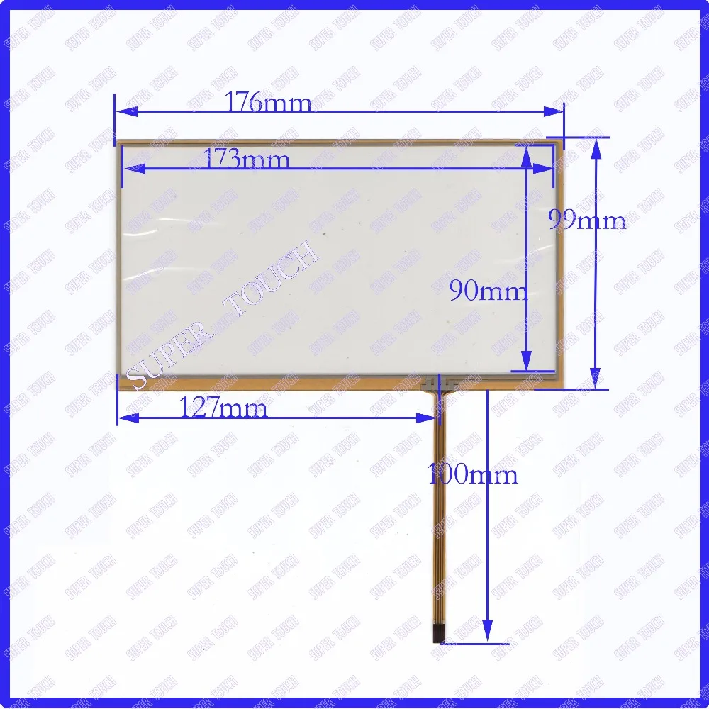 

ZhiYuSun 3PCS/Lot 176mm*99mm POST 7.1 inch screen outer periphery dimension 176*99 General touch screen