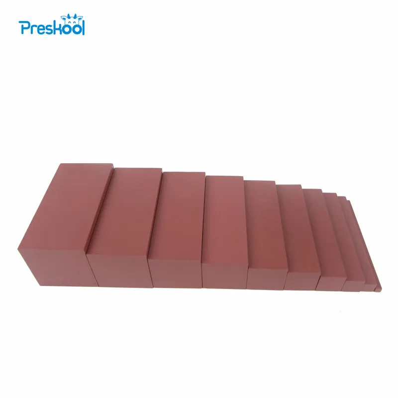 Montessori Family Version Brown Stair Width 0.7 cm to 7 cm Early Childhood Education Preschool Training