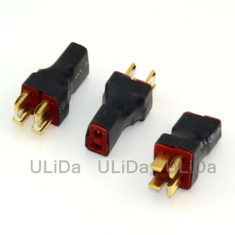 

3x Wireless Deans Style Parallel Battery Connector 2 Ultra T-Plug Male to 1 Female