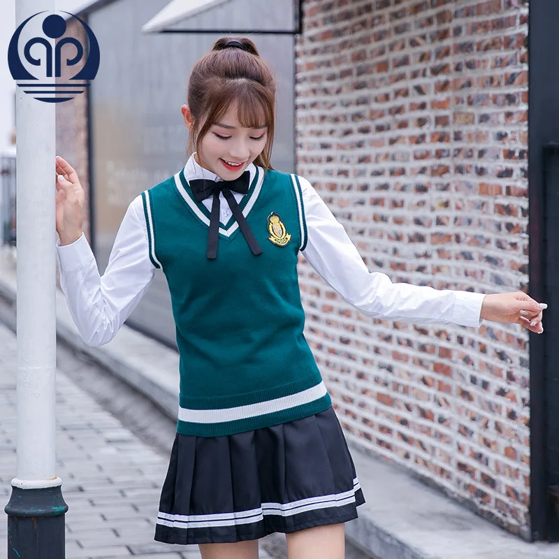 Uniforme escolar japonês de inverno, 4 peças, roupa para estudantes, meninos e meninas, uniforme da escola