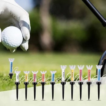 5 Pz 79mm/90mm Golf Tee Magnetico Golf Training Ball tee golf Step Down Golf Ball Holder Tees Golf all'aperto Tees Accessori Golf
