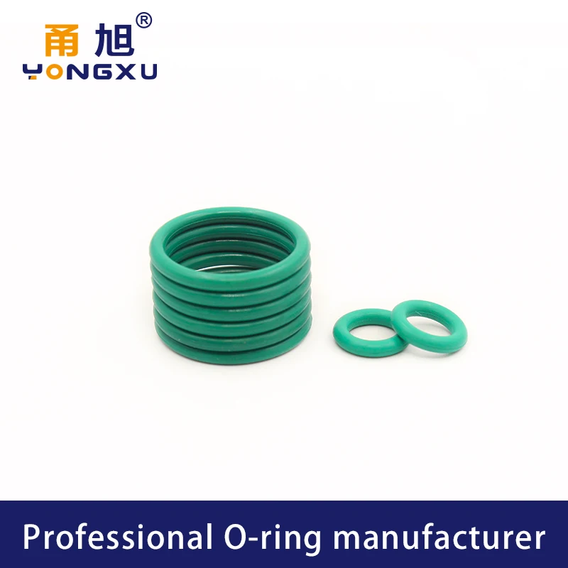 5PCS/lot Green FKM Rubber fluororubber O-rings Seals CS3mm OD21/22/23/24/25/26/27/28/29/30*3mm ORings Gasket sealing Washer.-.