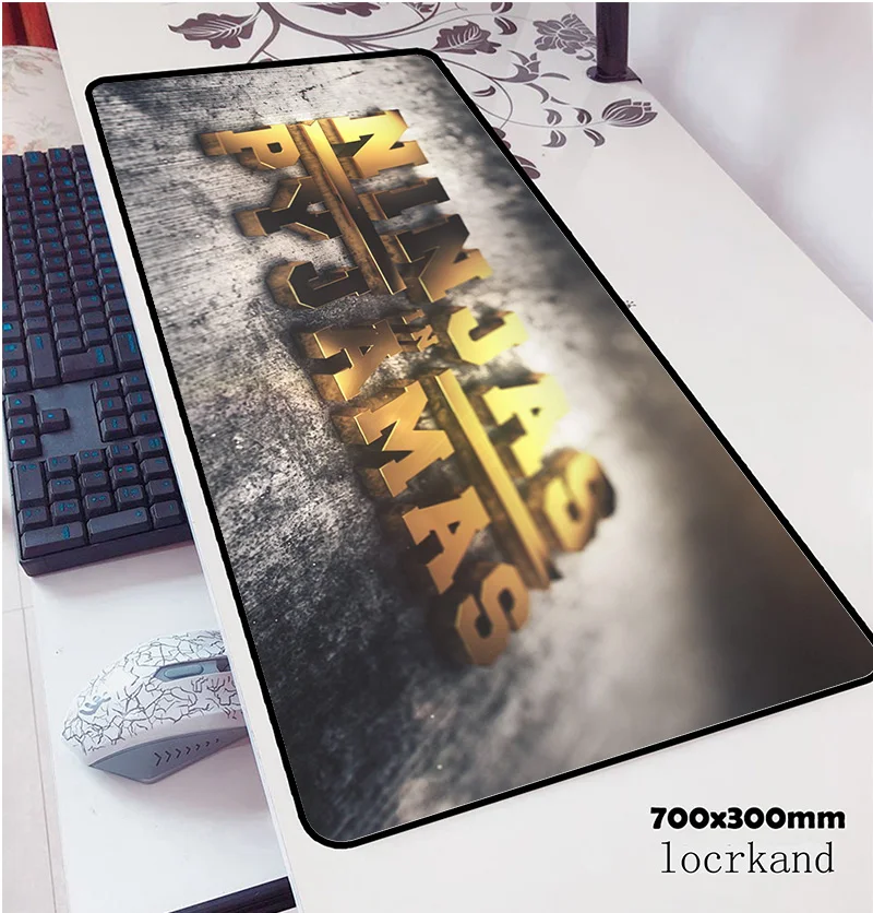 ninjas in pyjamas mouse pads 70x30cm pad to mouse notbook computer mousepad HD print gaming mousepad gamer to laptop mouse mat image 3