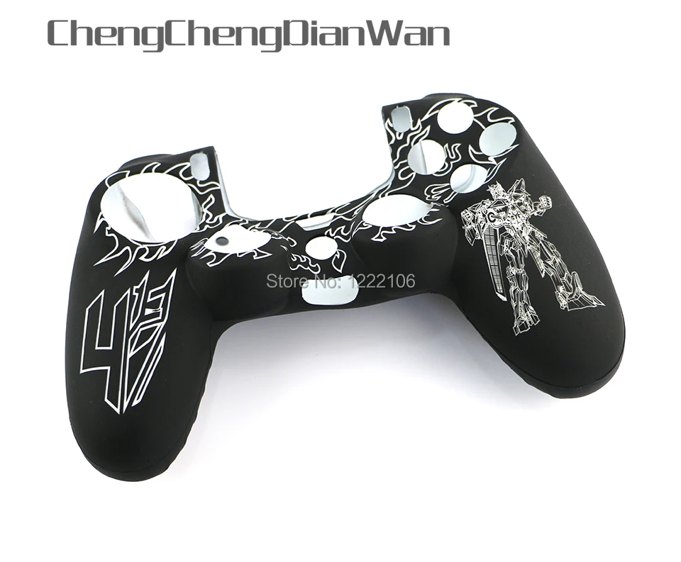 ChengChengDianWan For Transformers silicone case Protective Silicone Skin Case Cover for PS4 Controller Shell