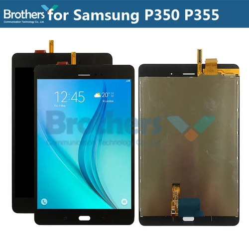 Para Samsung GALAXY Tab A 8,0 P350 P355 pantalla LCD con pantalla táctil digitalizador pantalla LCD tableta P355 Panel LCD montaje probado