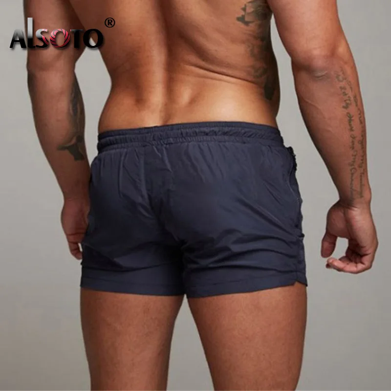 Pantalones cortos informales para hombre, para gimnasio, culturismo, entrenamiento, playa, novedad de 2023