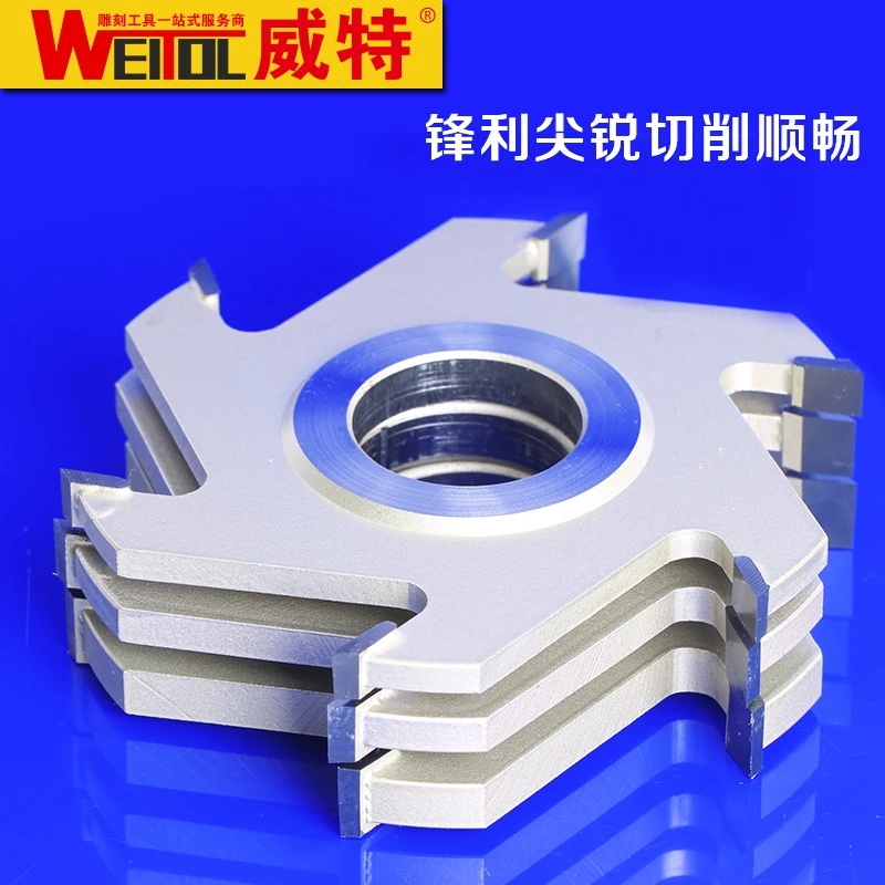 Weitol 1 pcs out diameter 100 mm High Quality circular saw blade Aluminum plate cutting sheet V and round blade