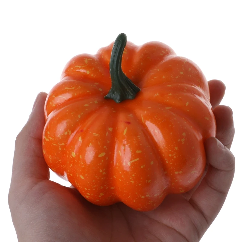 Lifelike Halloween Artificial Pumpkin Fake Fruit Vegetable Home Party Decor