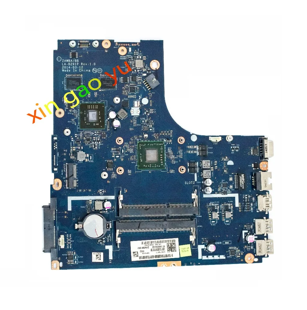 

LA-B291P Laptop Motherboard For Lenovo B50-45 N50-45 ZAWBB DDR3L FOR A6-6310 CPU For ATI 8500M R4 GPU 100% Test OK