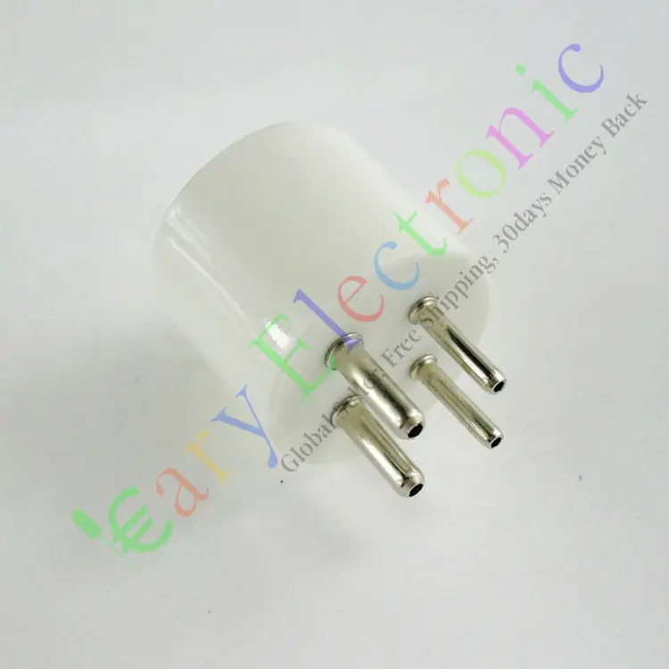 

Wholesale and retail 8pcs 4pin Ceramics vacuum tube sockets valve base Fr U4A 300B 811 audio amps DIY amp shipping