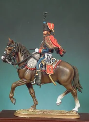 54mm Resin kit  Resin kit French 4th Hussar (1813)