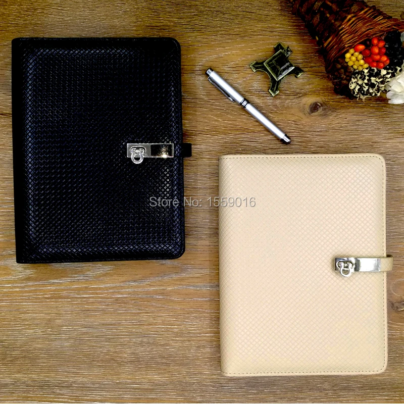 A5 Loose Leaf Paper Binder Folder Writing University Notebook Cover Document Pocket Gift Set School