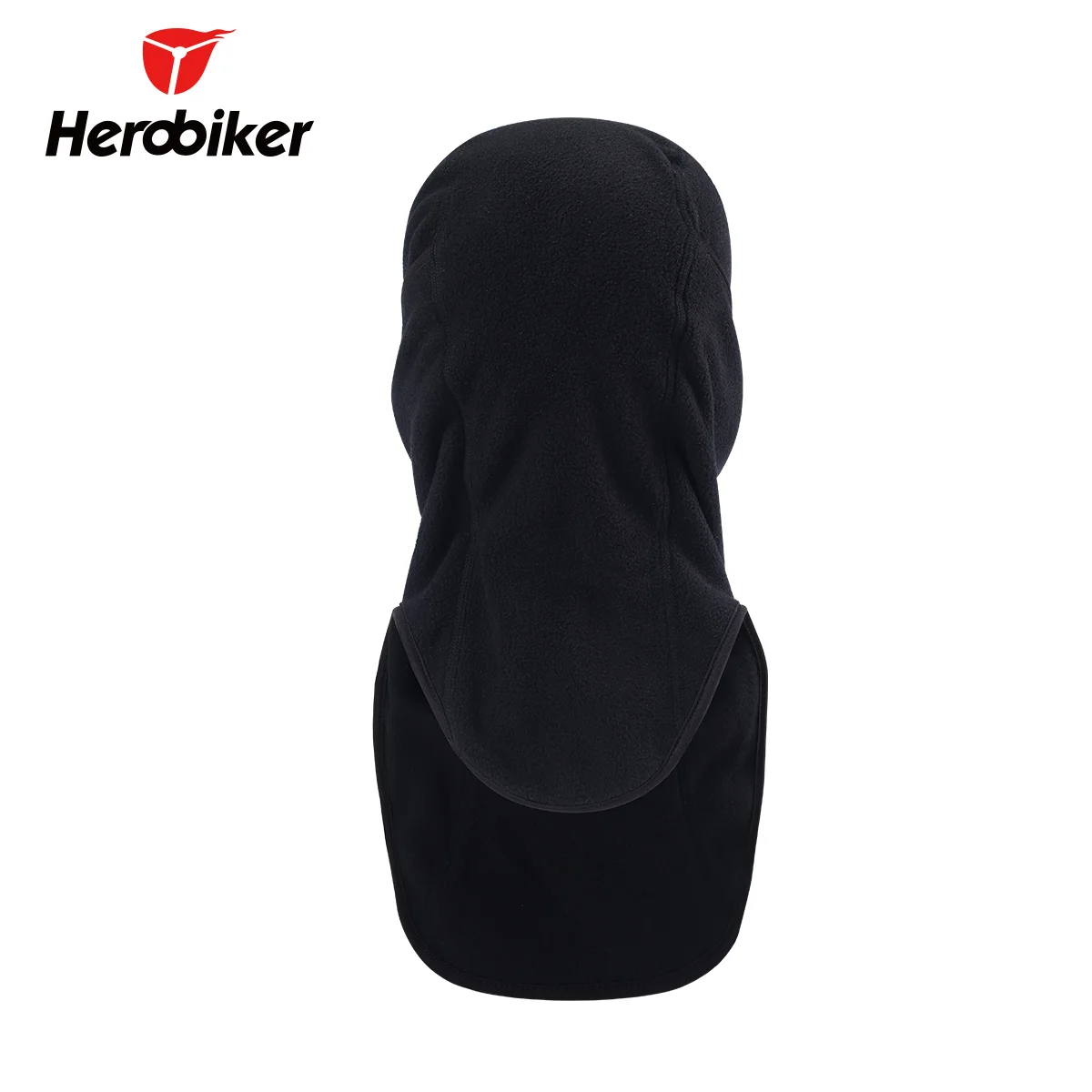 Black Motorcycle Face Mask Autumn Winter Thermal Fleece Balaclava Motorcycle Mask Moto Windproof Cycling Skiing Mask