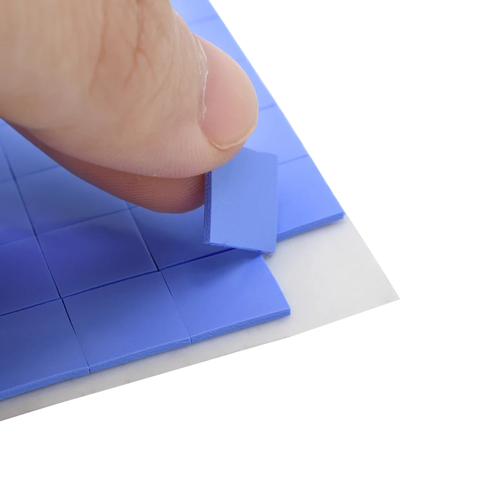 TISHRIC ซิลิโคนแผ่นความร้อน1มม.กาว GPU CPU CPU Cooler พัดลมฮีทซิงค์ฮีทซิงค์วางหม้อน้ำ Conductive แผ่น