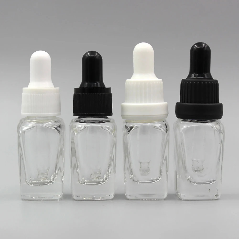 

10ml glass bottle essential oil skincare cosmetic containers mini portable hair oil dropper bottles tool