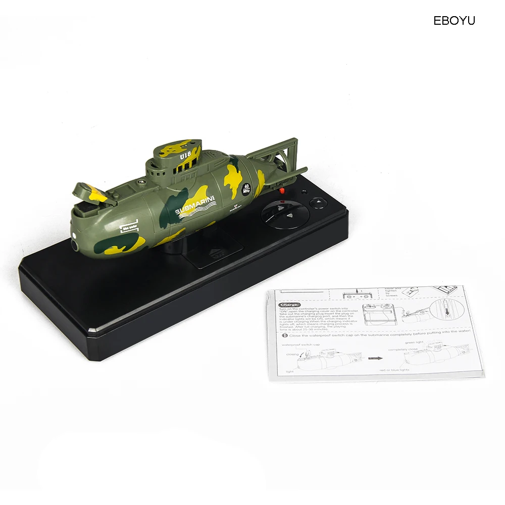 ShenQiWei 3311M RC Submarine 6CH Speed Radio Fernbedienung Submarine Elektrische Mini RC Boot Kinder Kinder Geschenk Spielzeug