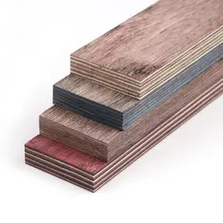2pcs Knife handle material wood handle scales laminated color wood knife DIY making 120x40x10mm