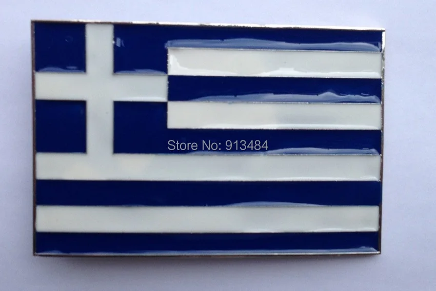 Greece Flag belt buckle JF-BY13 suitable for 4cm wideth belt with continous stock