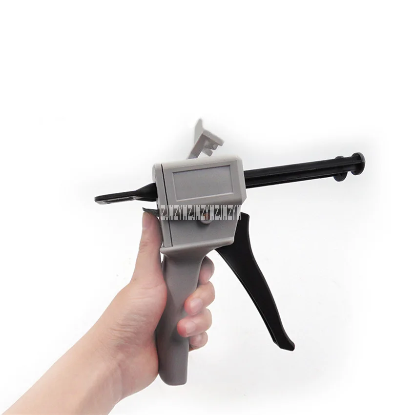 Pistola de cola manual ab de dois componentes, pistola de cola epóxi e calafetar, proporção de 50ml 1:1 2:1 universal quente, 1 peça