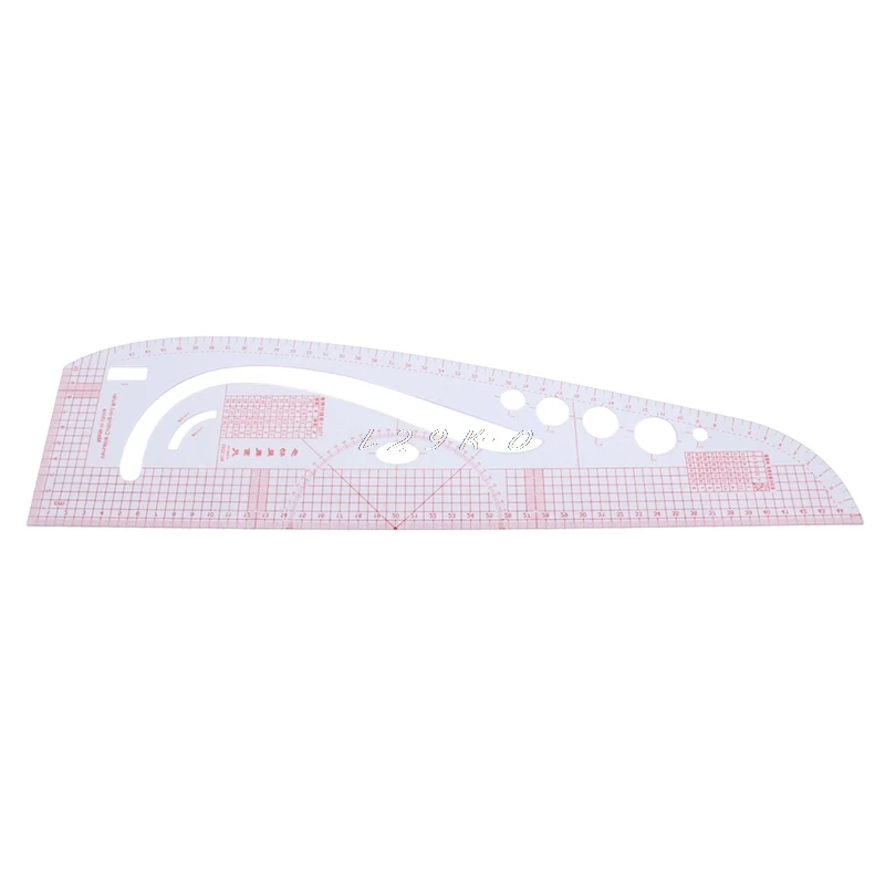 Multi-function Sewing Ruler Measure for Making Clothes Tailor Craft Tool Plastic