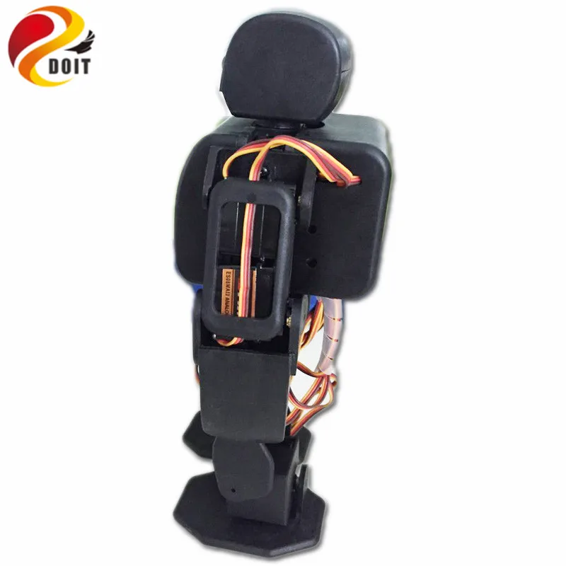 18 DOF humanoid Biped Robot Educational Robot Kit Servo Bracket With 18pcs Servo for Dance/ Fighting by ESP8266 diy rc toy