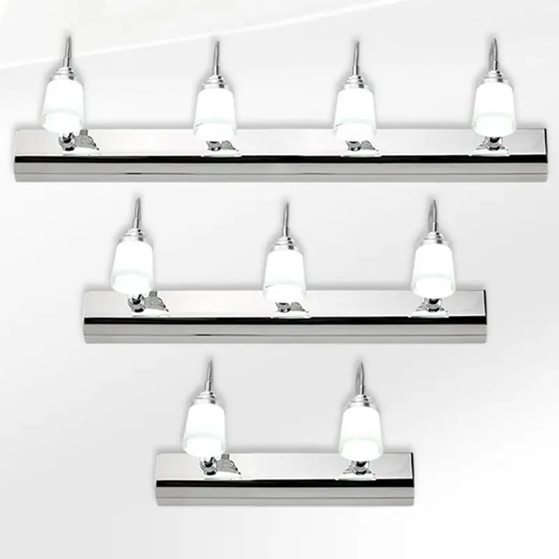 

Modern LED White Acrylic Horn Bathroom Wall Lamp Simple Mirror Front Wall Light Washroom Cabinet Wall Sconces Fixtures