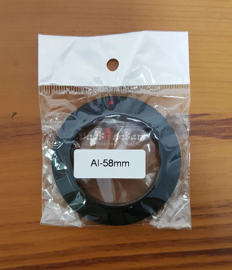 

50Pcs AI-58mm 58mm Filter Diameter Macro Lens Reverse Adapter Ring For Nikon D3100 D7100 D7000 D90 DSLR Camera Accessories