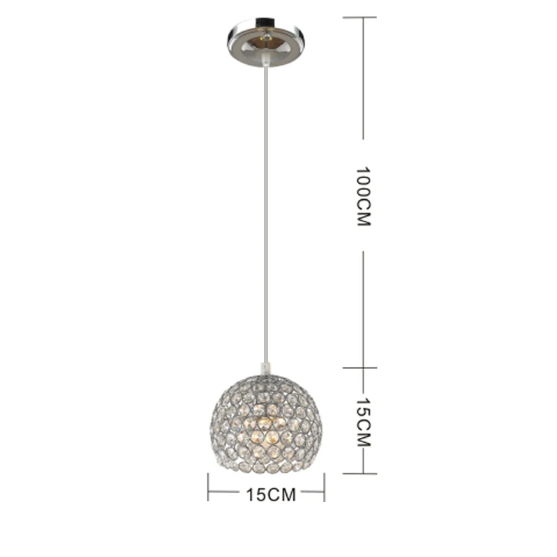 Modern Led Cristal Pendant Light Hanging Lights Lustre Nordic Hanglamp For Dining Room Bedroom Decoracao Quarto Light Fixtures