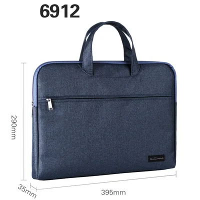 Document bag canvas office men\'s tote bag business multi-layer Oxford briefcase female simple information package waterproof