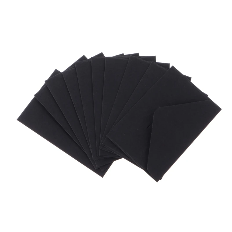 50 Pcs/lot White/Black/Brown Craft Paper Envelopes Vintage European Style Envelope For Card Scrapbooking Gift