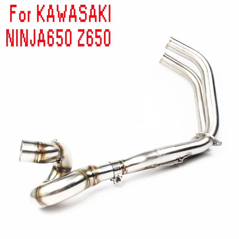 

NINJA650 Z650 Motorcycle Stainless Steel Full Exhaust System Pipe Muffler Header 51mm Inlet Without Muffler For KAWASAKI Z 650