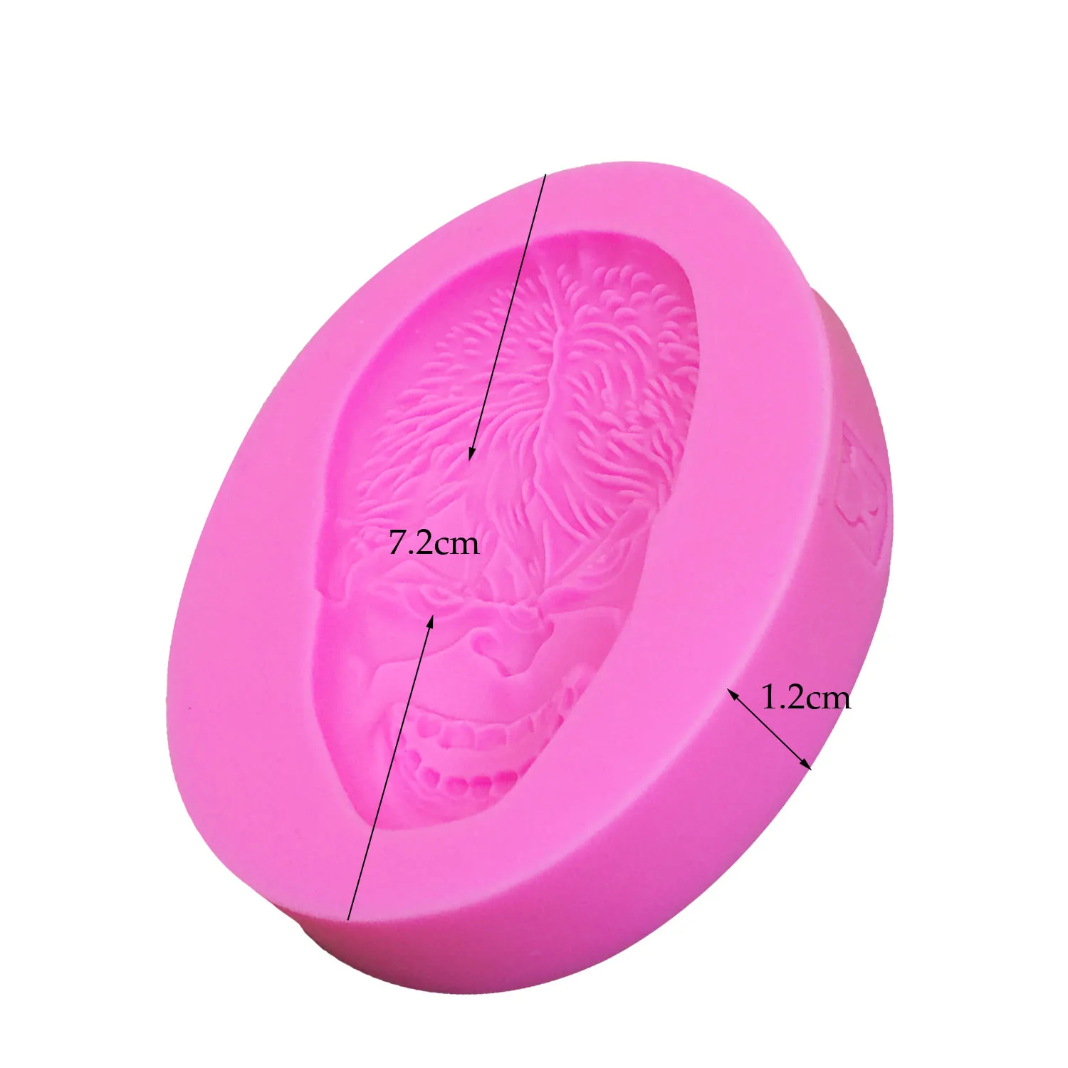 M0374 Hulk Figure Silicone Cake Mold Clay Chocolate Candy Molds 3D Fondant Cake Decorating Tools Kitchen Baking molds