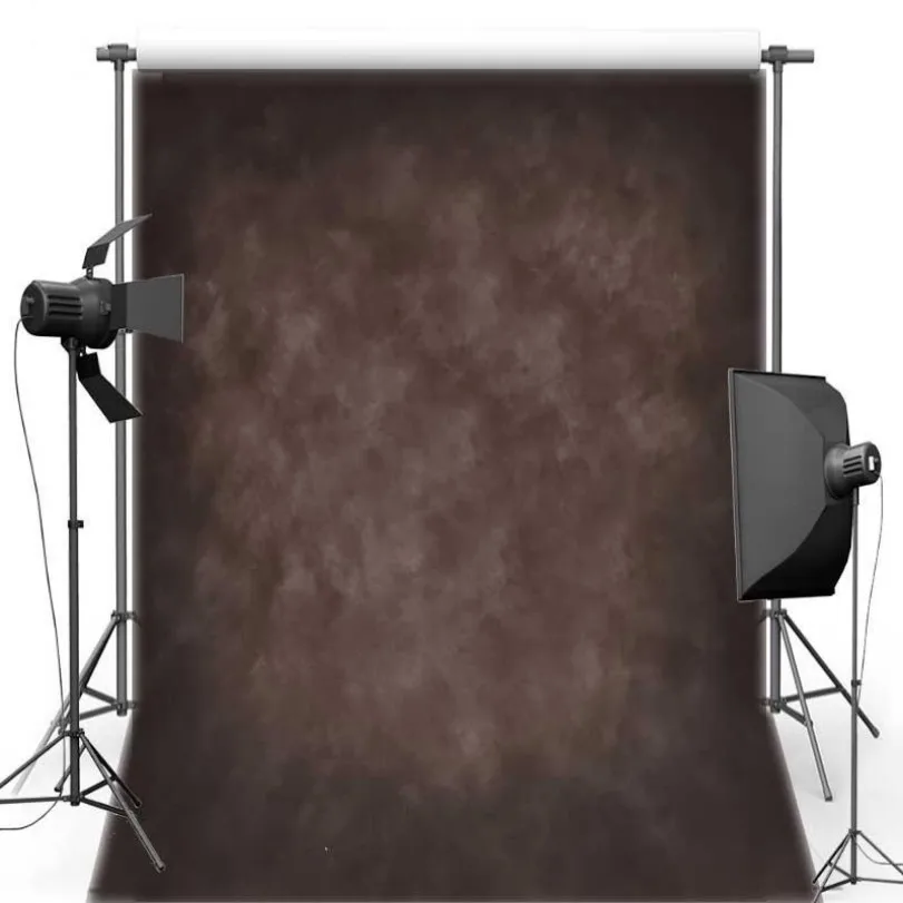 

Dark Brown Theme backdrop polyester or Vinyl cloth High quality Computer print wall Background