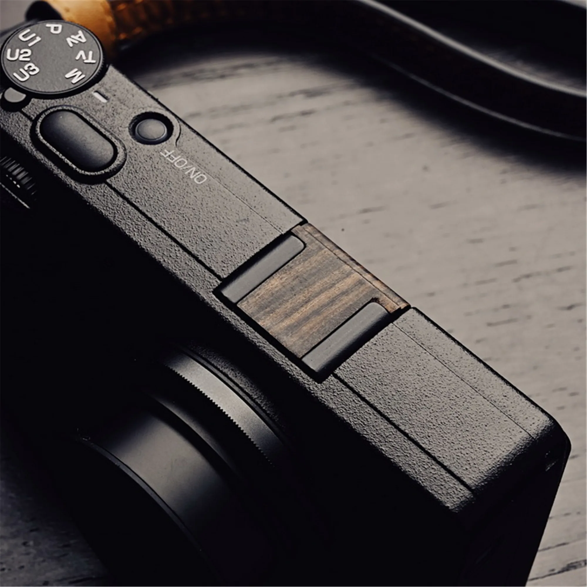 Wooden Wood Hot Shoe Cover For Ricoh GR3 GRIII