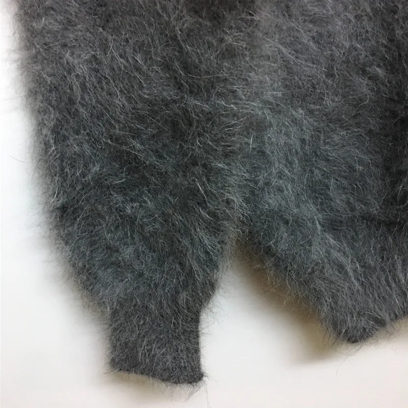 New Men\'s Mink cashmere Fleece Warm Sweaters, Round-collar Sleeve Sweaters Free Delivery S18121