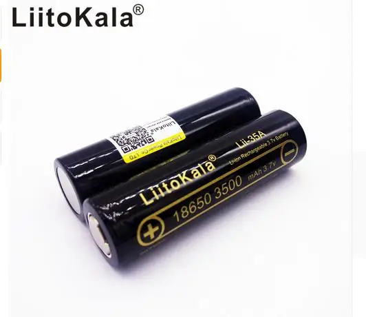 Heißer Original LiitoKala 30A Lii-35A 18650 Li-Ion Akku 3,7 V 3500 mAh Wiederaufladbare Li-Ion High Drop Batterie für Flashinglig
