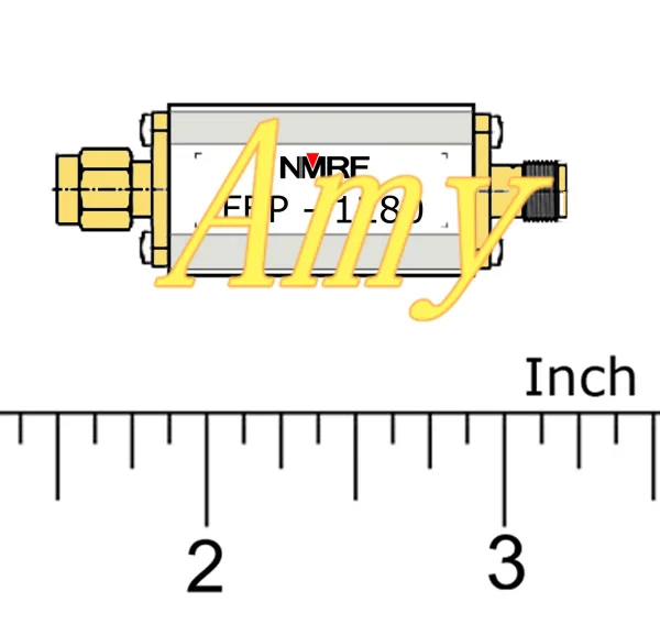 1280 (1220~1340) MHz bandpass filter, ultra small volume, SMA interface