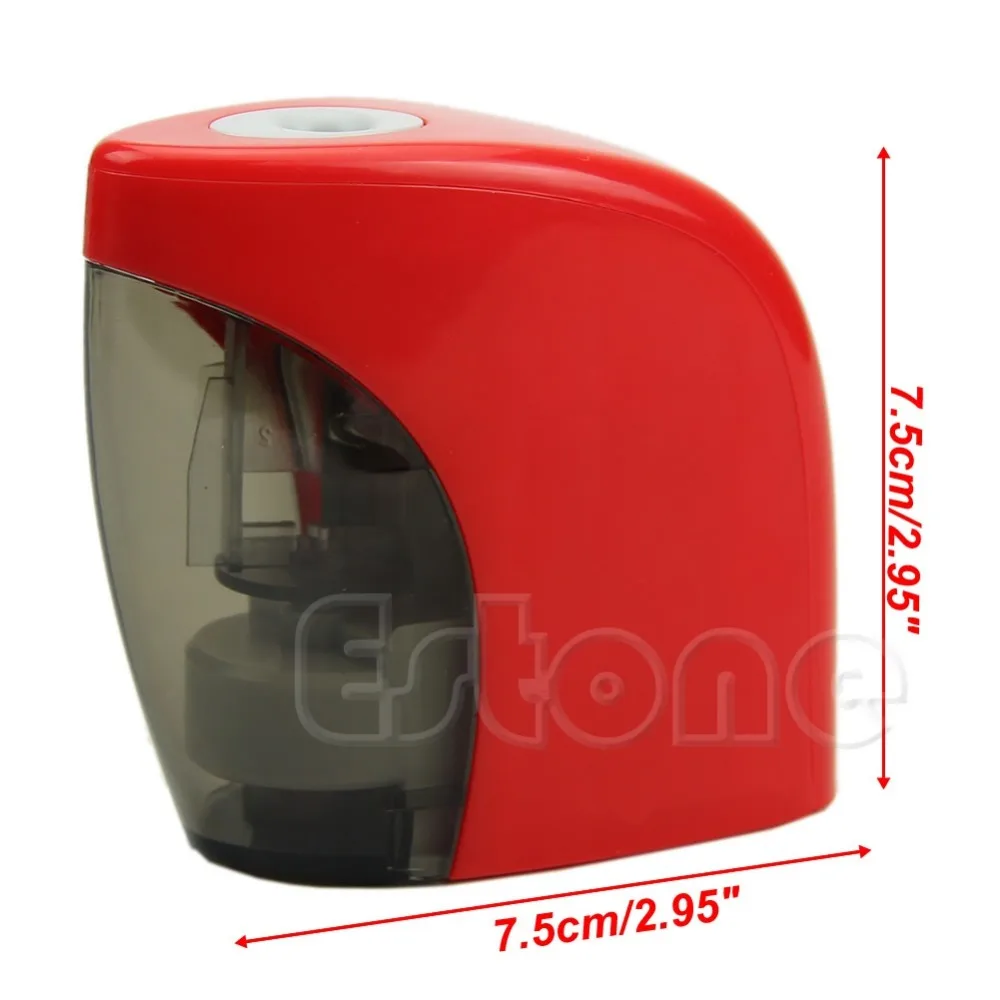 Red Automatic Desktop Electric Touch Switch Home School Office Pencil Sharpener